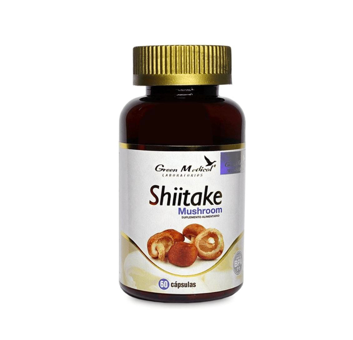 Shiitake Mushroom 350 mg x 60 cápsulas GREEN MEDICAL